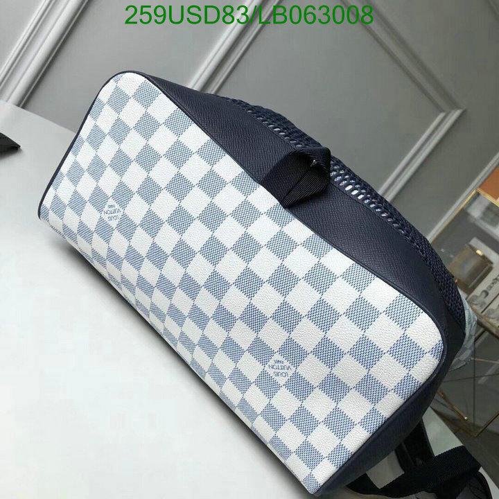 LV Bags-(Mirror)-Backpack-,Code: LB063008,$: 259USD