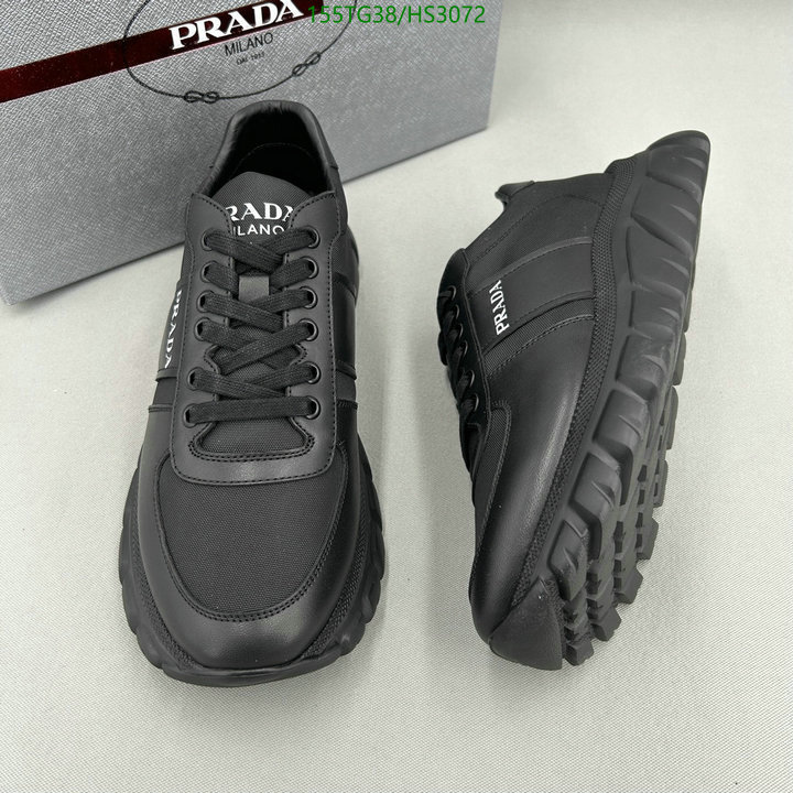 Men shoes-Prada, Code: HS3072,$: 155USD