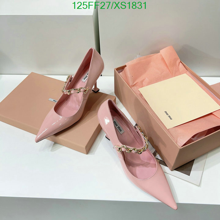 Women Shoes-Miu Miu, Code: XS1831,$: 125USD