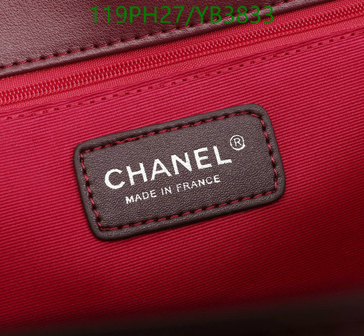 Chanel Bags ( 4A )-Handbag-,Code: YB3833,$: 119USD