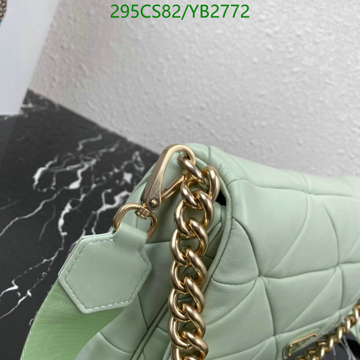 Prada Bag-(Mirror)-Diagonal-,Code: YB2772,$: 295USD