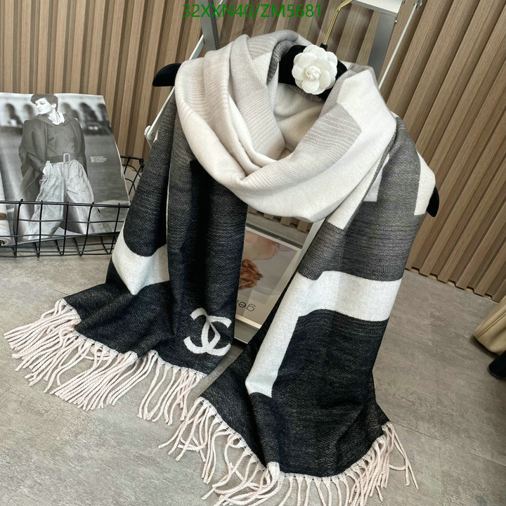 Scarf-Chanel, Code: ZM5681,$: 32USD