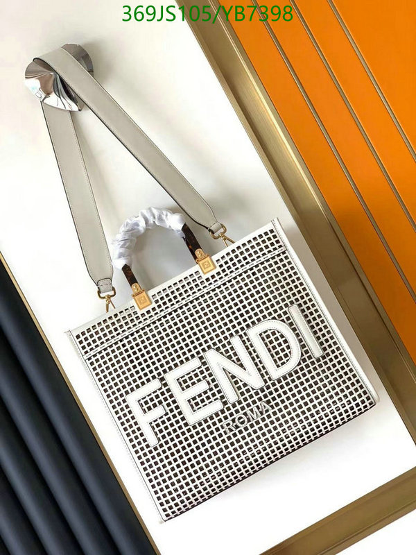 Fendi Bag-(Mirror)-Handbag-,Code: YB7398,$: 369USD