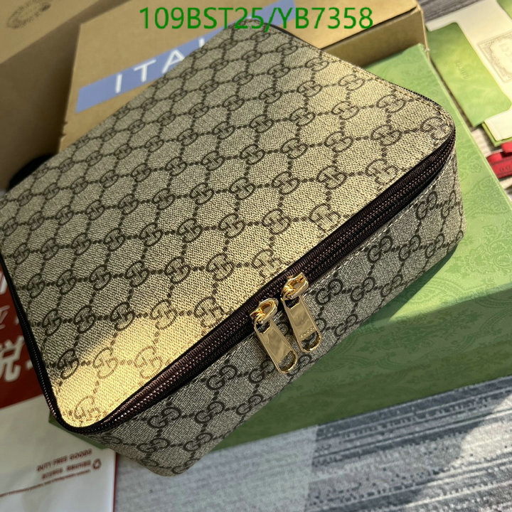 Gucci Bag-(Mirror)-Makeup bag-,Code: YB7358,$: 109USD