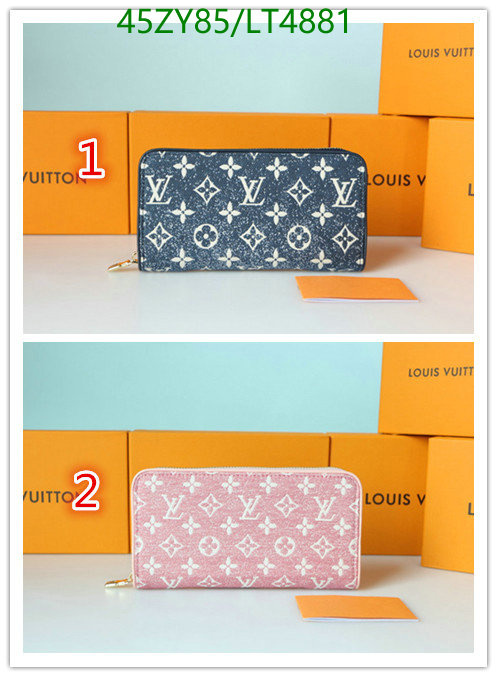 LV Bags-(4A)-Wallet-,Code: LT4881,$: 45USD