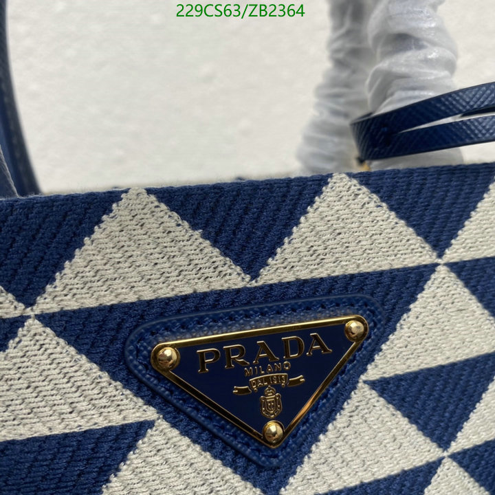 Prada Bag-(Mirror)-Diagonal-,Code: ZB2364,$: 229USD