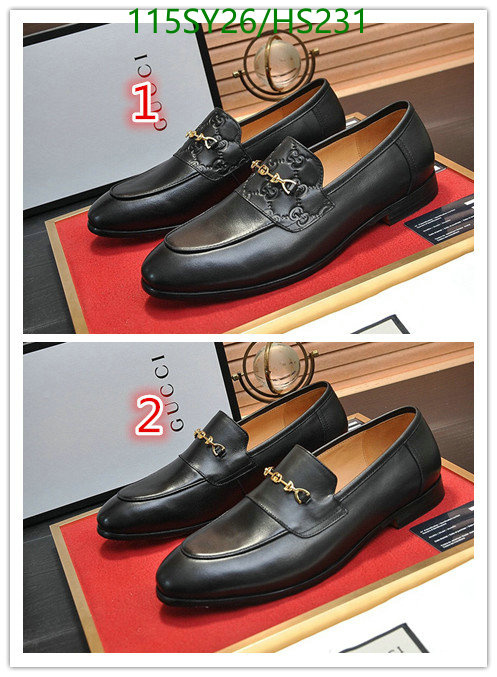 Men shoes-Gucci, Code: HS231,$: 115USD