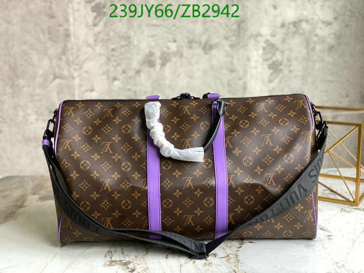 LV Bags-(Mirror)-Keepall BandouliRe 45-50-,Code: ZB2942,$: 239USD