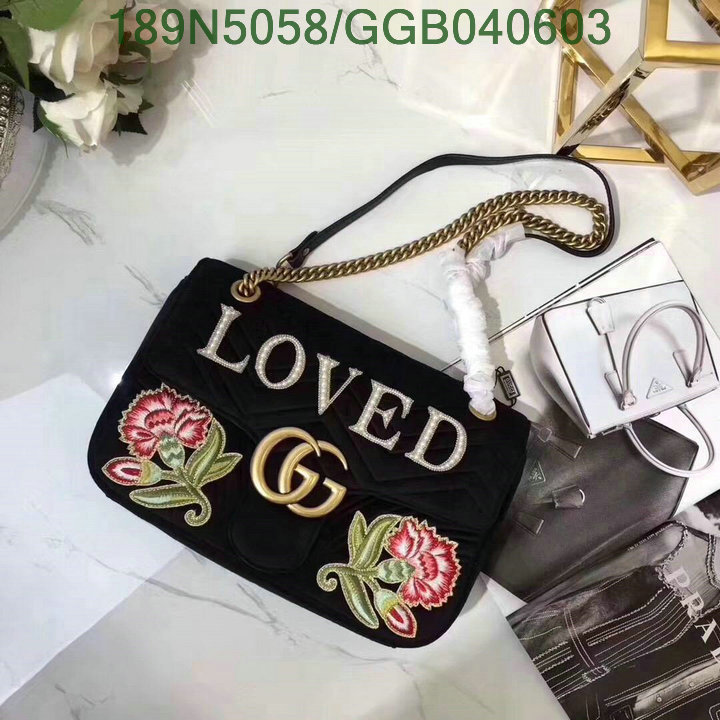 Gucci Bag-(Mirror)-Marmont,Code:GGB040603,$: 189USD