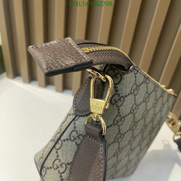 Gucci Bag-(4A)-Diagonal-,Code: HB2708,$: 72USD