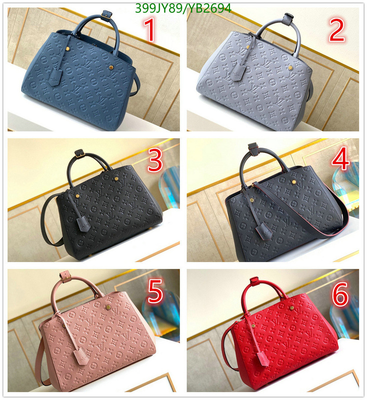 LV Bags-(Mirror)-Handbag-,Code: YB2694,$: 399USD