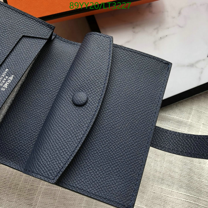 Hermes Bag-(Mirror)-Wallet-,Code: LT3227,$: 89USD