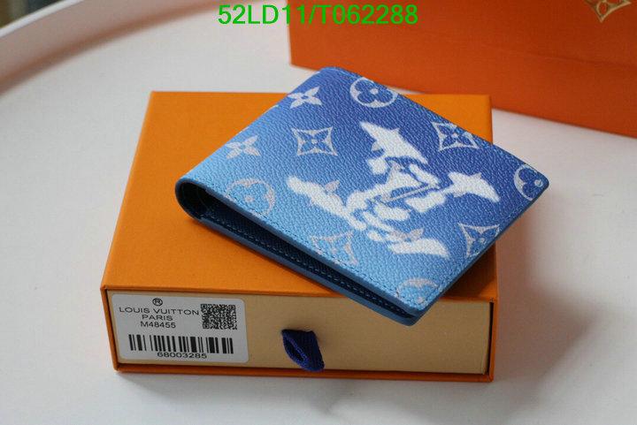 LV Bags-(Mirror)-Wallet-,Code: T062288,$: 52USD