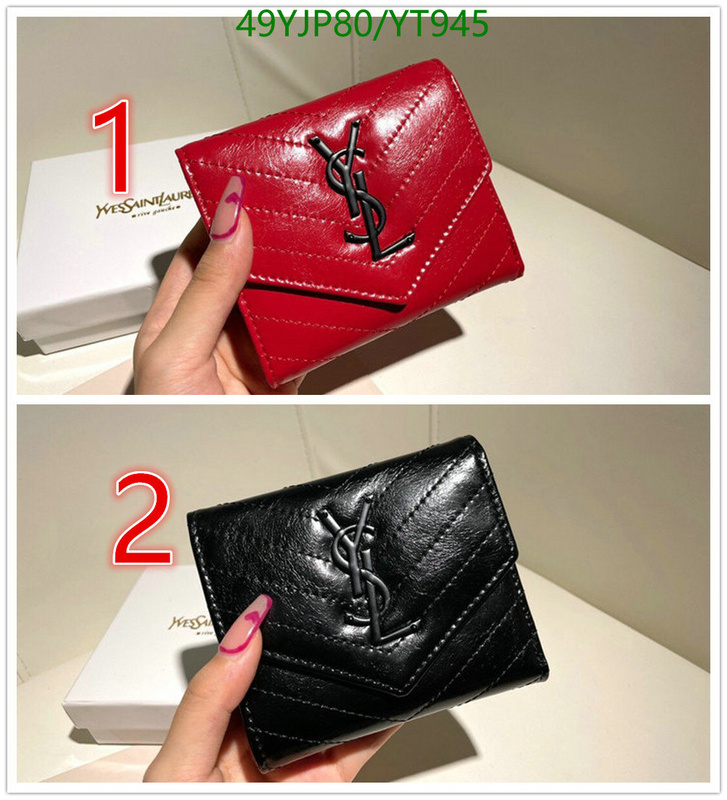 YSL Bag-(4A)-Wallet-,Code: YT945,$: 49USD