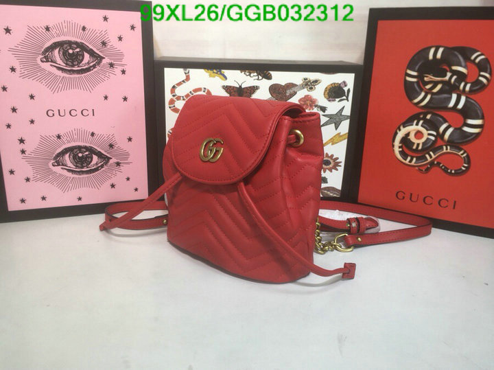 Gucci Bag-(4A)-Backpack-,Code: GGB032312,$: 99USD