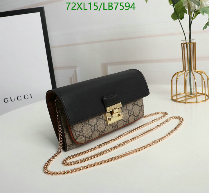 Gucci Bag-(4A)-Padlock-,Code: LB7594,$: 72USD