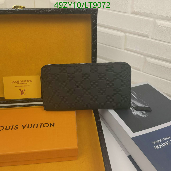 LV Bags-(4A)-Wallet-,Code: LT9072,$: 49USD