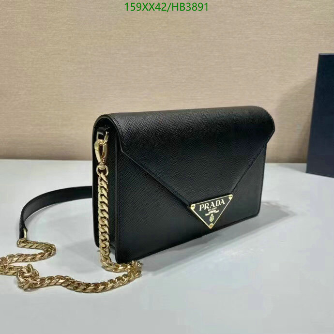 Prada Bag-(Mirror)-Diagonal-,Code: HB3891,$: 159USD