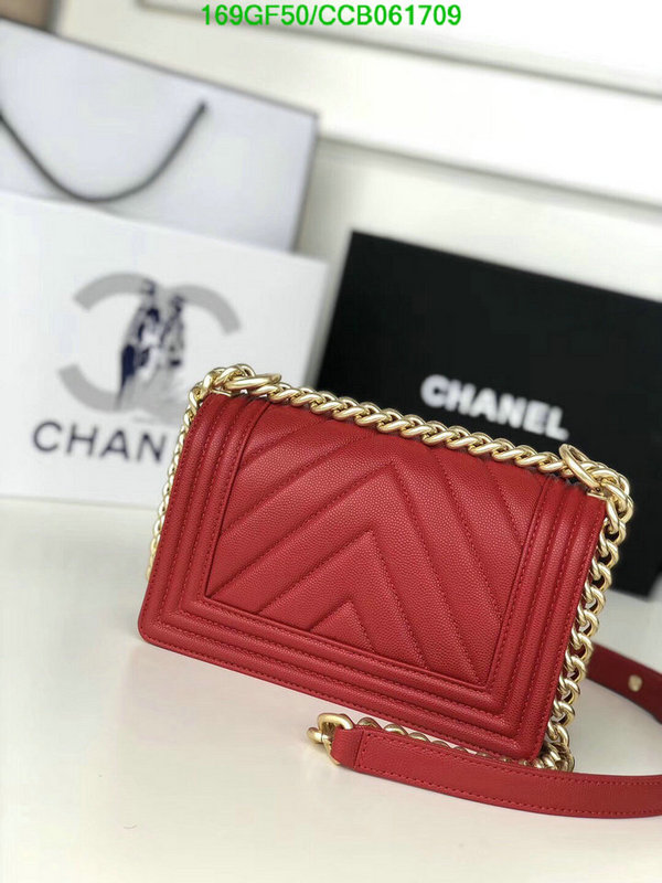 Chanel Bags -(Mirror)-Le Boy,Code: CCB061709,$: 169USD