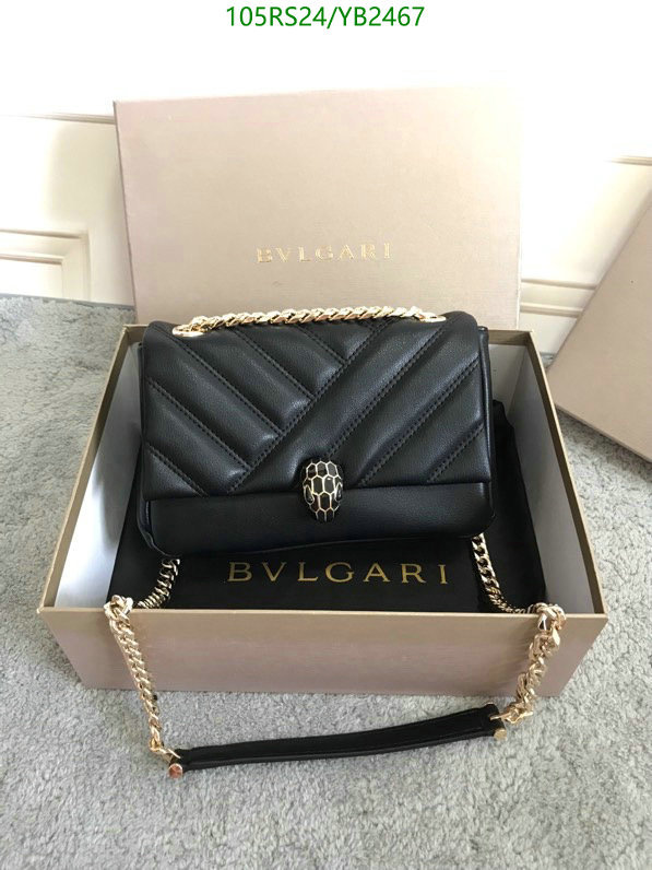 Bvlgari Bag-(4A)-Serpenti Cabochon Series,Code: YB2467,$: 105USD