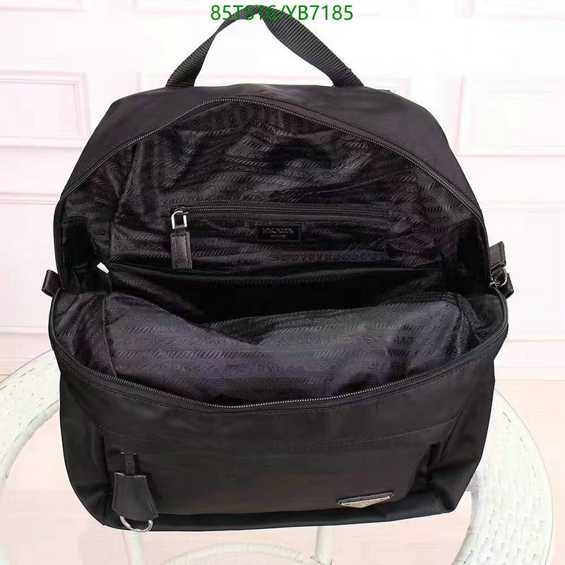 Prada Bag-(4A)-Backpack-,Code: YB7185,$: 85USD