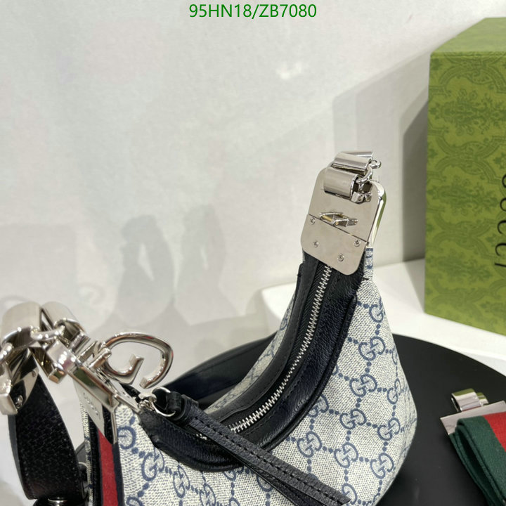 Gucci Bag-(4A)-Diagonal-,Code: ZB7080,$: 95USD