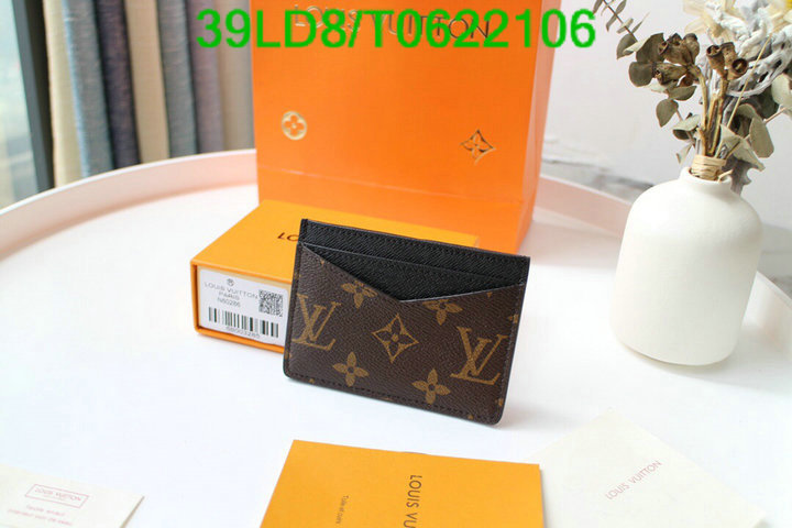 LV Bags-(Mirror)-Wallet-,Code: T0622106,$: 39USD