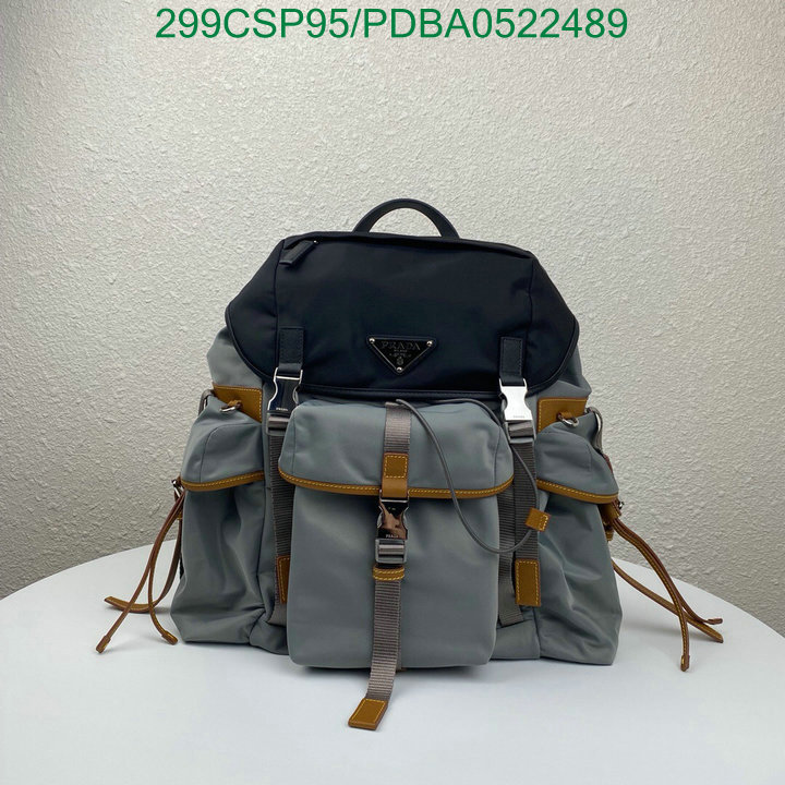 Prada Bag-(Mirror)-Backpack-,Code: PDBA0522489,$: 299USD