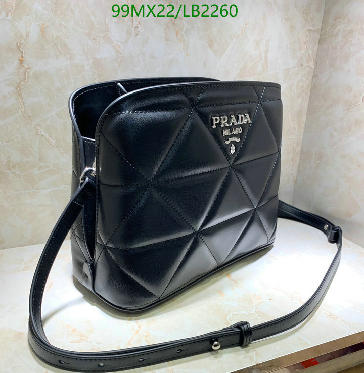 Prada Bag-(4A)-Diagonal-,Code: LB2260,$: 99USD