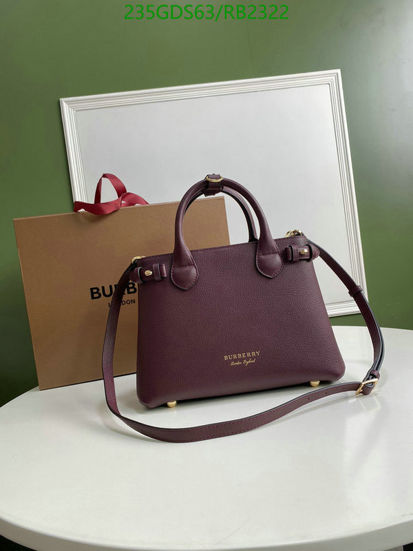 Burberry Bag-(Mirror)-Handbag-,Code: RB2322,$: 235USD