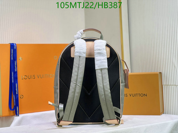 LV Bags-(4A)-Backpack-,Code: HB387,$: 105USD