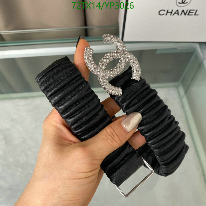 Belts-Chanel,Code: YP3026,$: 72USD