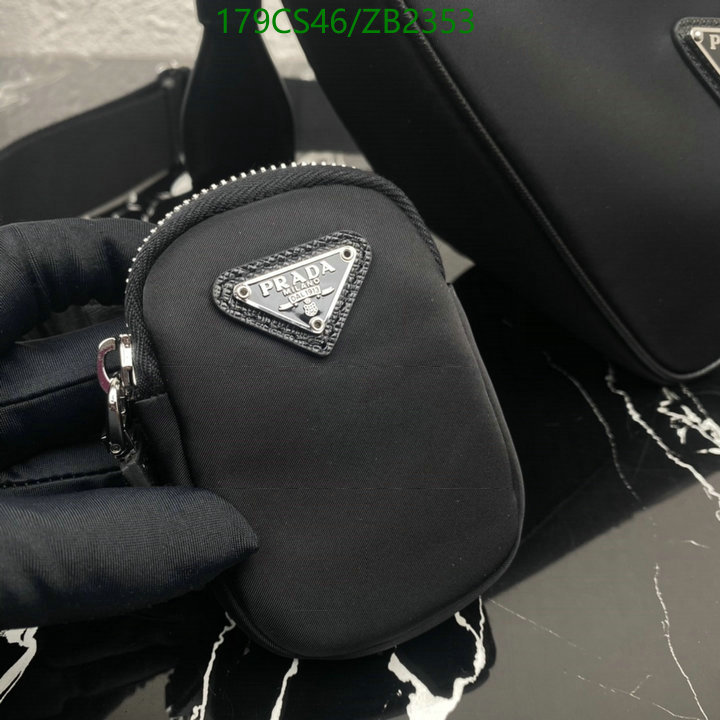 Prada Bag-(Mirror)-Triangle,Code: ZB2353,$: 179USD