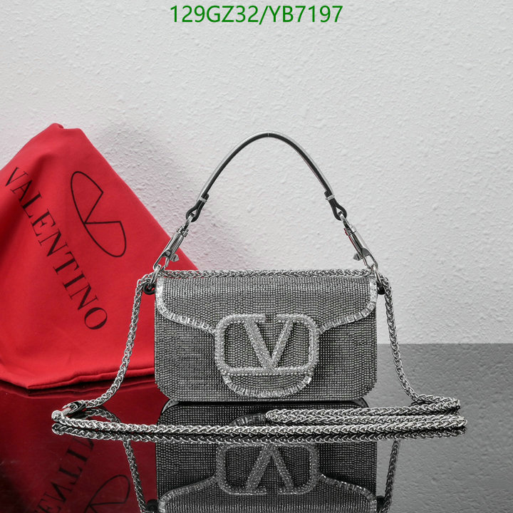 Valentino Bag-(4A)-LOC-V Logo ,Code: YB7197,$: 129USD