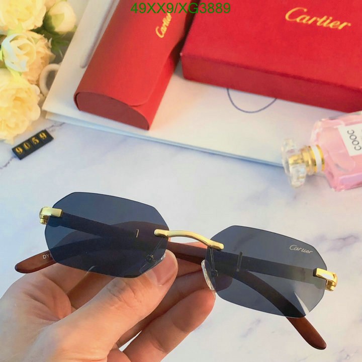 Glasses-Cartier, Code: XG3889,$: 49USD