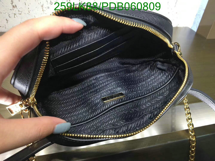 Prada Bag-(Mirror)-Diagonal-,Code: PDB060809,$: 259USD