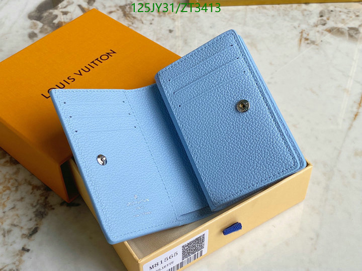 LV Bags-(Mirror)-Wallet-,Code: ZT3413,$: 125USD