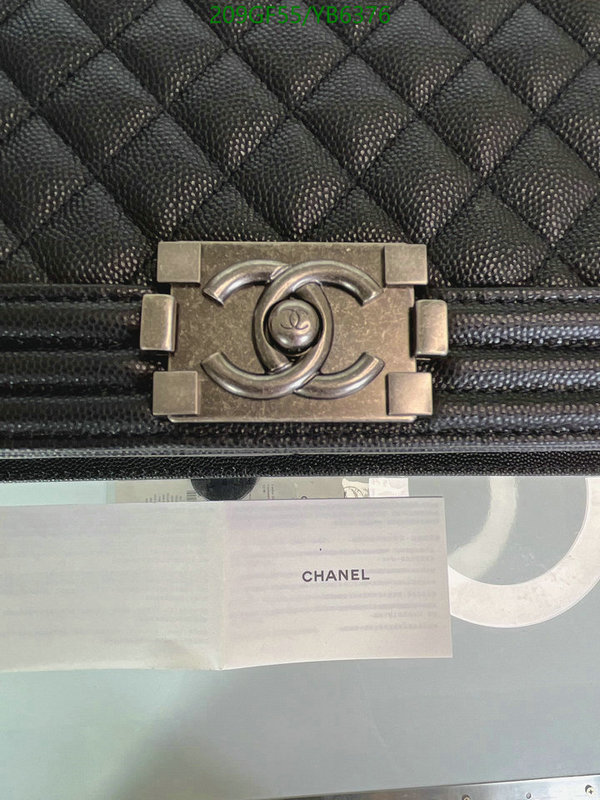 Chanel Bags -(Mirror)-Le Boy,Code: YB6376,$: 209USD