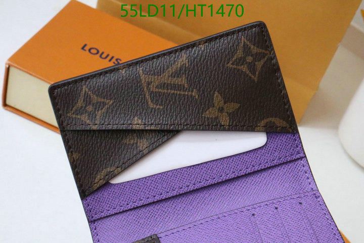 LV Bags-(Mirror)-Wallet-,Code: HT1470,$: 55USD