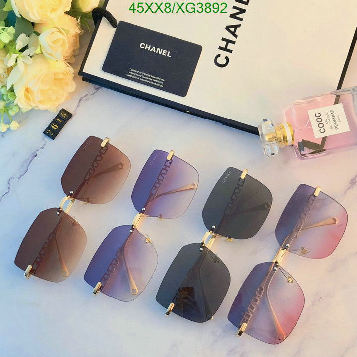 Glasses-Chanel, Code: XG3892,$: 45USD