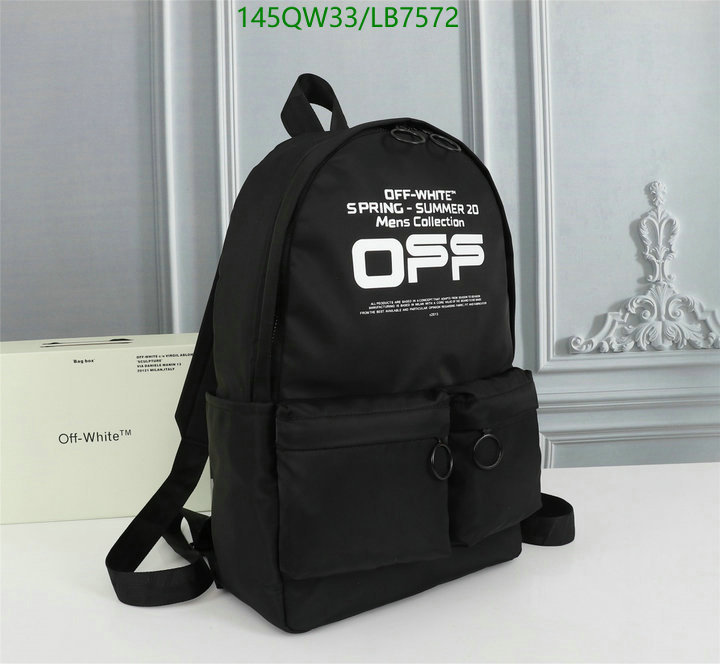 Off-White Bag-(Mirror)-Backpack-,Code: LB7572,$: 145USD