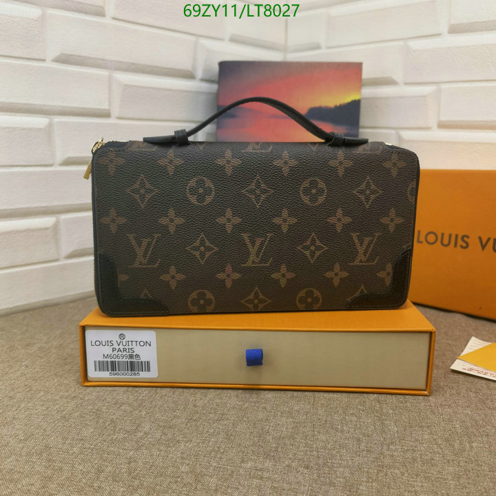 LV Bags-(4A)-Wallet-,Code: LT8027,$: 69USD