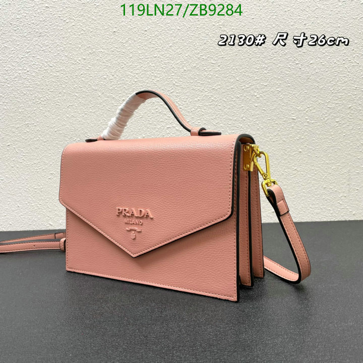 Prada Bag-(4A)-Diagonal-,Code: ZB9284,$: 119USD