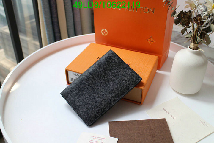 LV Bags-(Mirror)-Wallet-,Code: T0622119,$: 49USD