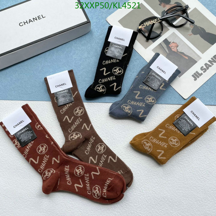 Sock-Chanel,Code: KL4521,$: 32USD