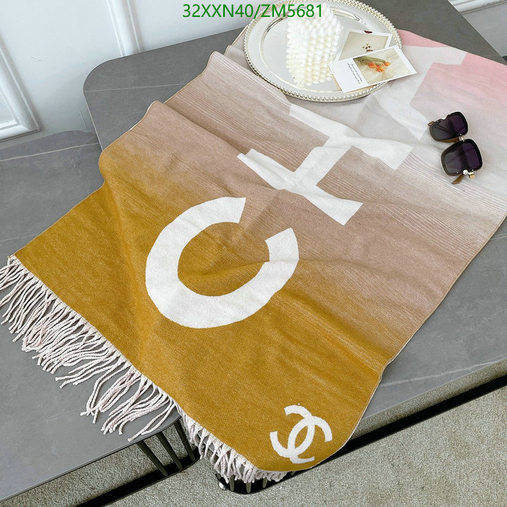 Scarf-Chanel, Code: ZM5681,$: 32USD