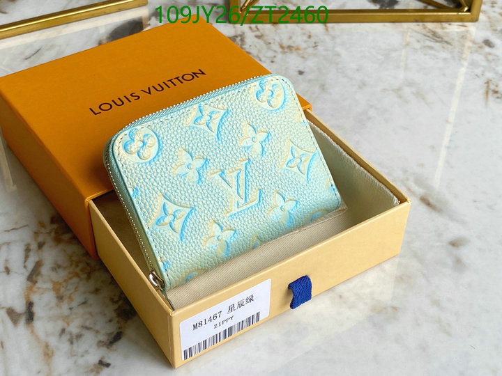 LV Bags-(Mirror)-Wallet-,Code: ZT2460,$: 109USD