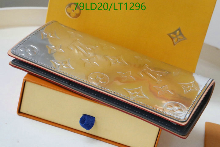 LV Bags-(Mirror)-Wallet-,Code: LT1296,$: 79USD