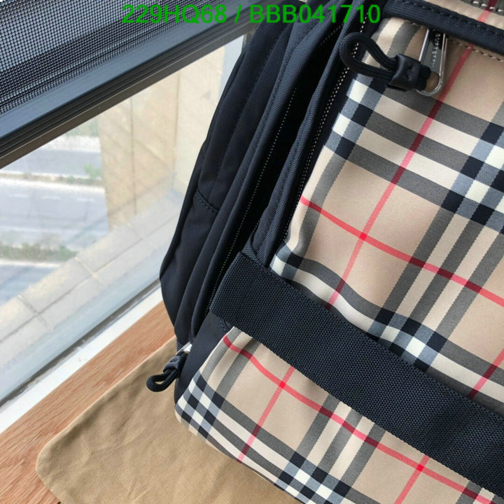 Burberry Bag-(Mirror)-Backpack-,Code: BBB041710,$: 229USD