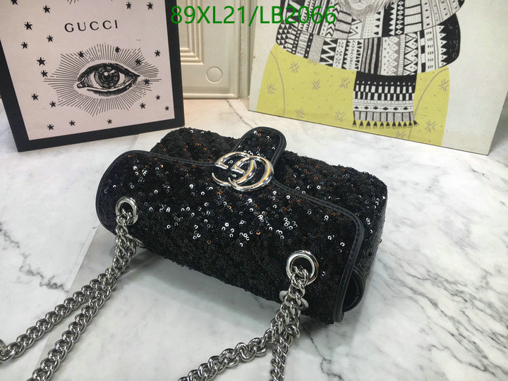 Gucci Bag-(4A)-Marmont,Code: LB2066,$: 89USD